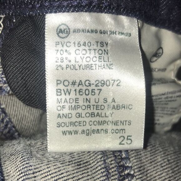 AG The Stevie Cuff Slim Straight Cuffed Denim Jean - Picture 9 of 9